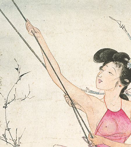 户县-胡也佛的仕女画和最知名的金瓶梅秘戏图